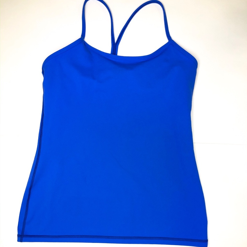 🔥Lululemon athletica Power Y tank blue size L-XL?